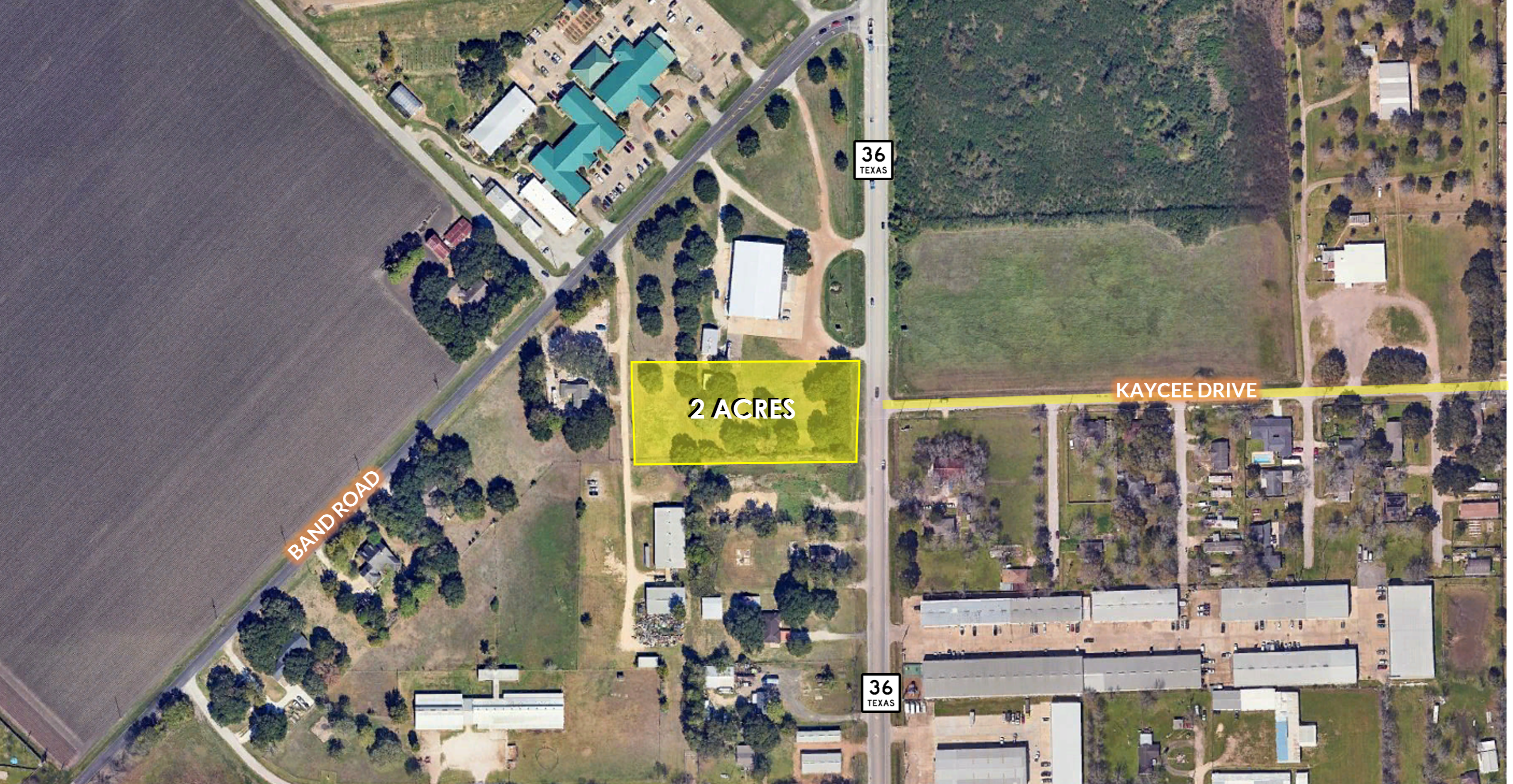2 Acres on Highway 36, Rosenberg, TX 77471